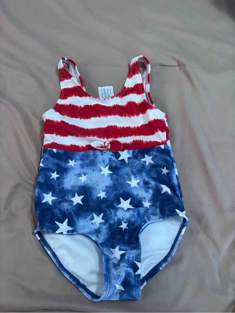 OshKosh B'gosh Patriotic Stars & Stripes One-Piece Swimsuit | Girls 5T